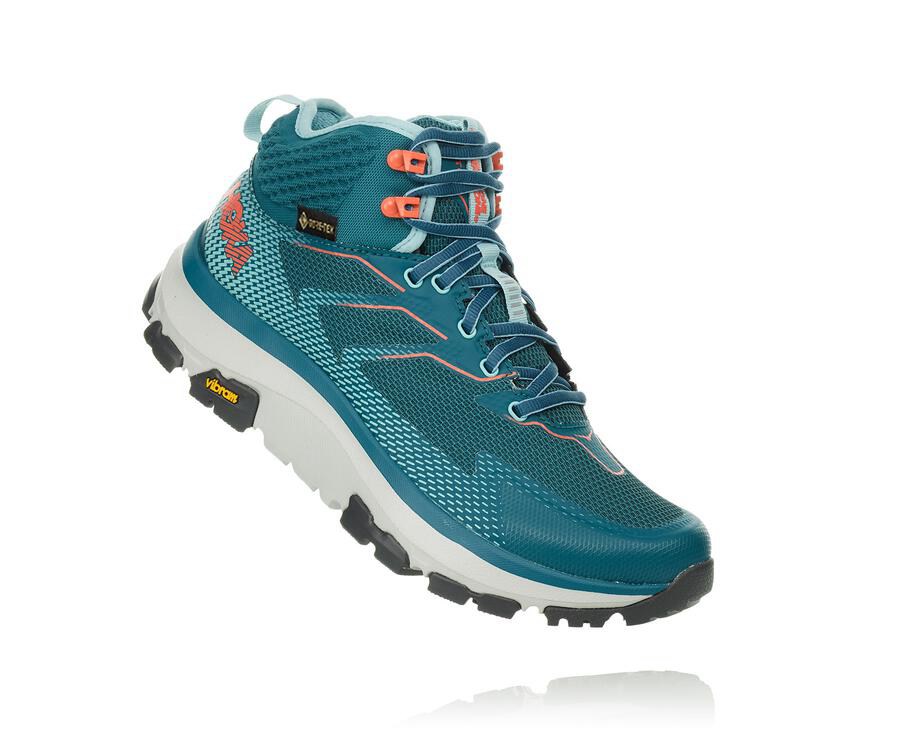 Sapatilhas Hoka One One Feminino Turquesa - Toa Gore-Tex - 378-EYPIDB